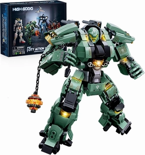 Mech Robot Building Set 542 Pieces, Transforming Action Figure Model for Boys Age 8-12-14, Easy-to-Assemble STEM Toy, Creative Robot Mech Model for Kids, Fun Educational Gift