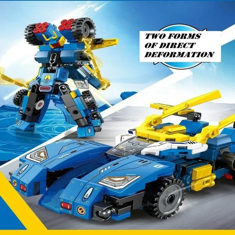 Mechanical Transformation Truck Car Robot Bricks Toy 817pcs