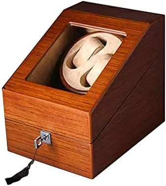 Mechanical Watch Shaker Automatic Watch Winder Box Mechanical Watches Storage Display Case Quiet Motor 5 Rotation Modes with Lock Efficency