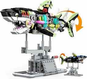 Mechanical Sharks Building Blocks Set for Boys & Adults - 747 Pieces Sea Animals Building Block Kit Toy, Ocean Animals Toys for Kids Teens Adults Boys Age 8-14 12-16
