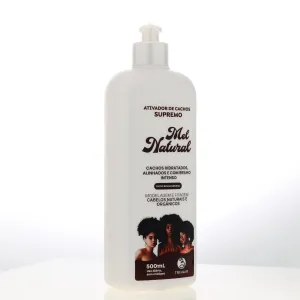 Mel Cola Curl Care Kit: 500Gr Hydrating Definer Gel   500ml Natural Honey Curl Activator - Vegan, Paraben-Free, Deep Hydration & Frizz Control