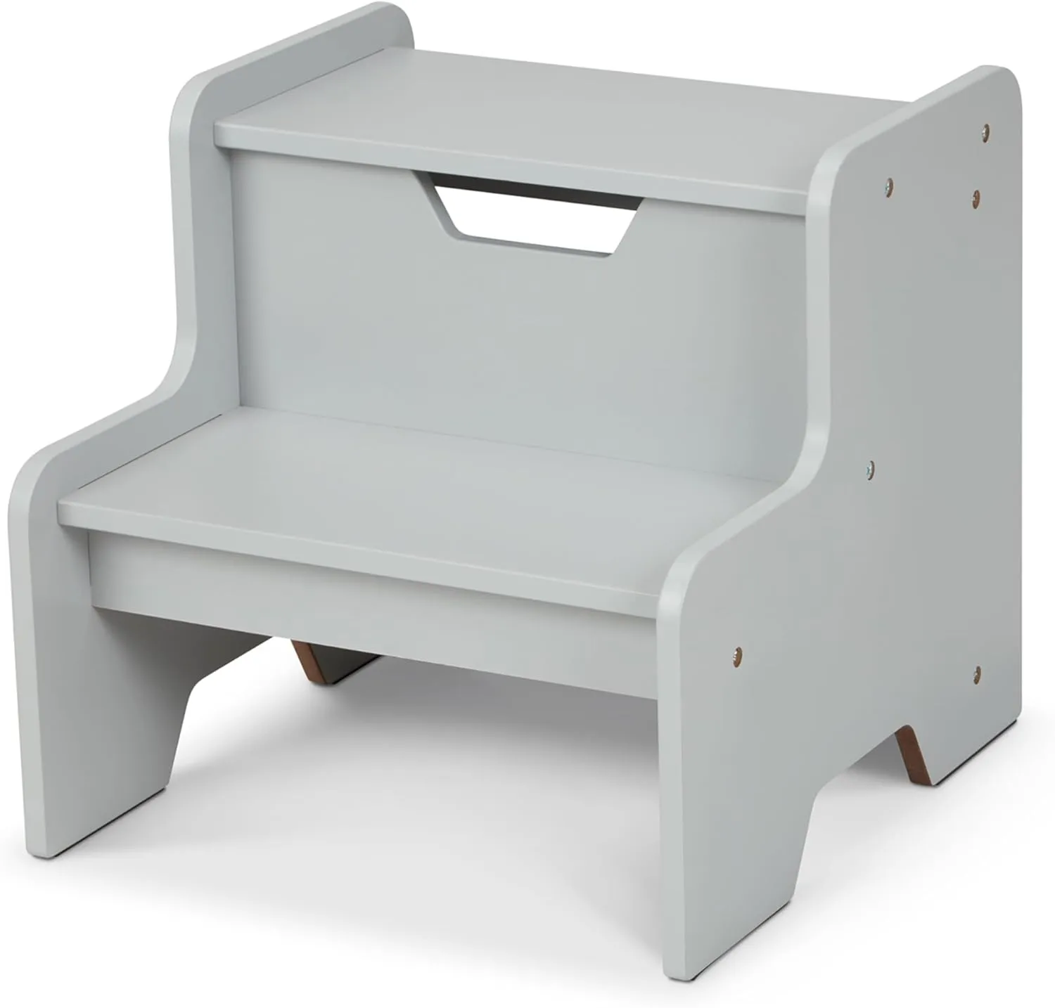 Melissa & Doug Kids Furniture Wooden Step Stool - Gray