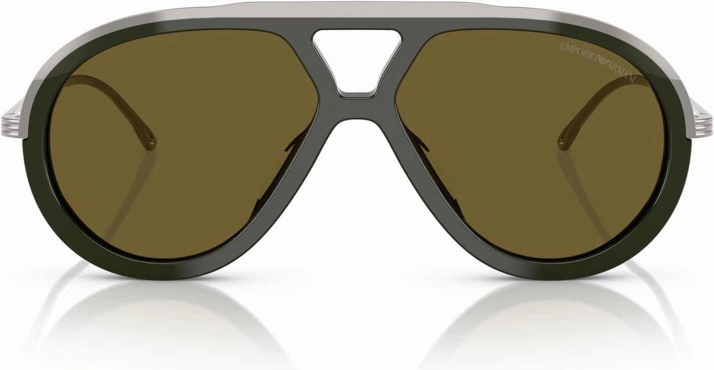Men's Ea4242u Universal Fit Aviator Sunglasses