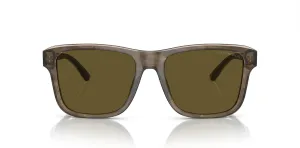 Men's Ea4208f Low Bridge Fit Square Sunglasses