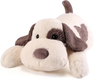 meowtastic Grey & White Dog Weighted Stuffed Animals - 22 Inch 4.5 Pounds Weighted Plush Dog Stuffed Animals - Big Stuffed Dog Plush Pillow - Cute Plush Toys Gifts for Kids & Adults (22" 4.5 lbs)