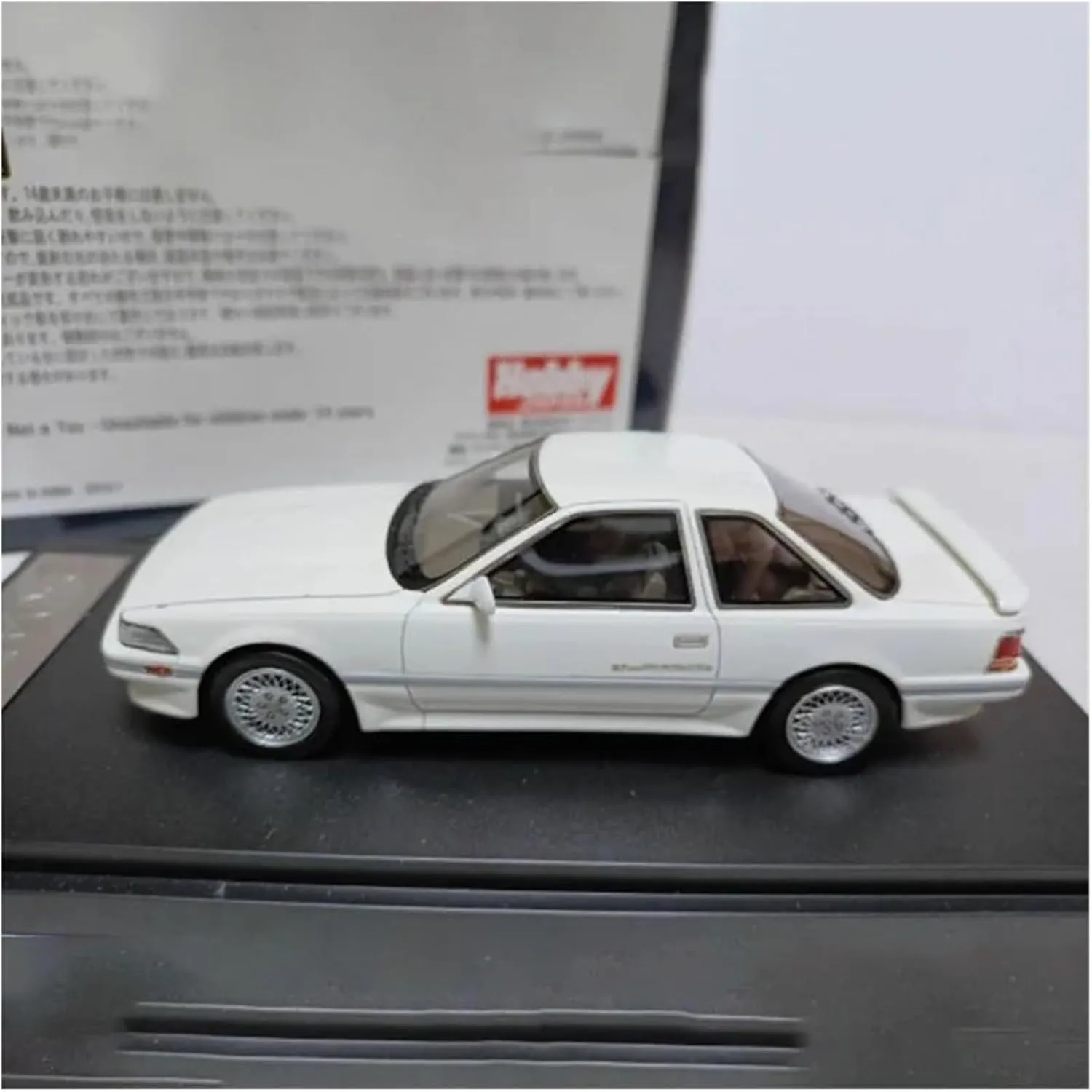 Metal Die Cast Toy Cars 1/43 for Mark43 Toyota Soarer 2.0GT TwinTurbo GZ20 Resin Coupe Model Car Coupe for Scene Decoration for Home Or Office Décor(White)