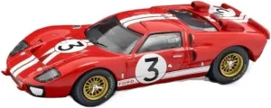 Metal Toy Vehicle 1/43 Alloy Racing Car Model for Ford GT40 MK II #3 24h 1966 Le Mans Rally Collection Ornament Toy Car Scale Vehicles