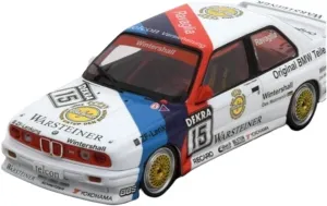 Metal Toy Vehicle 1/43 Die-Metal Racing Model for BMW M3 (E30) #15 DTM Touring Car Race 1989 Collectible Toy Scale Vehicles