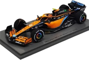 Metal Toy Vehicle 1:43 for MCL362022 F1 Formula Miami Norris Resin Racing Car Model Adult Collection Ornaments Scale Vehicles