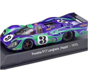 Metal Toy Vehicle 1:43 for Porsche Original Spark 917 LH Lemans 1970 Alloy Racing Car Model Adult Collection Ornaments Scale Vehicles