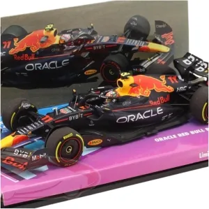 Metal Toy Vehicle 1:43 RB18 Mini Cut F1 Formula 2022 for Perez Miami Station Simulation Alloy Racing Car Model Scale Vehicles