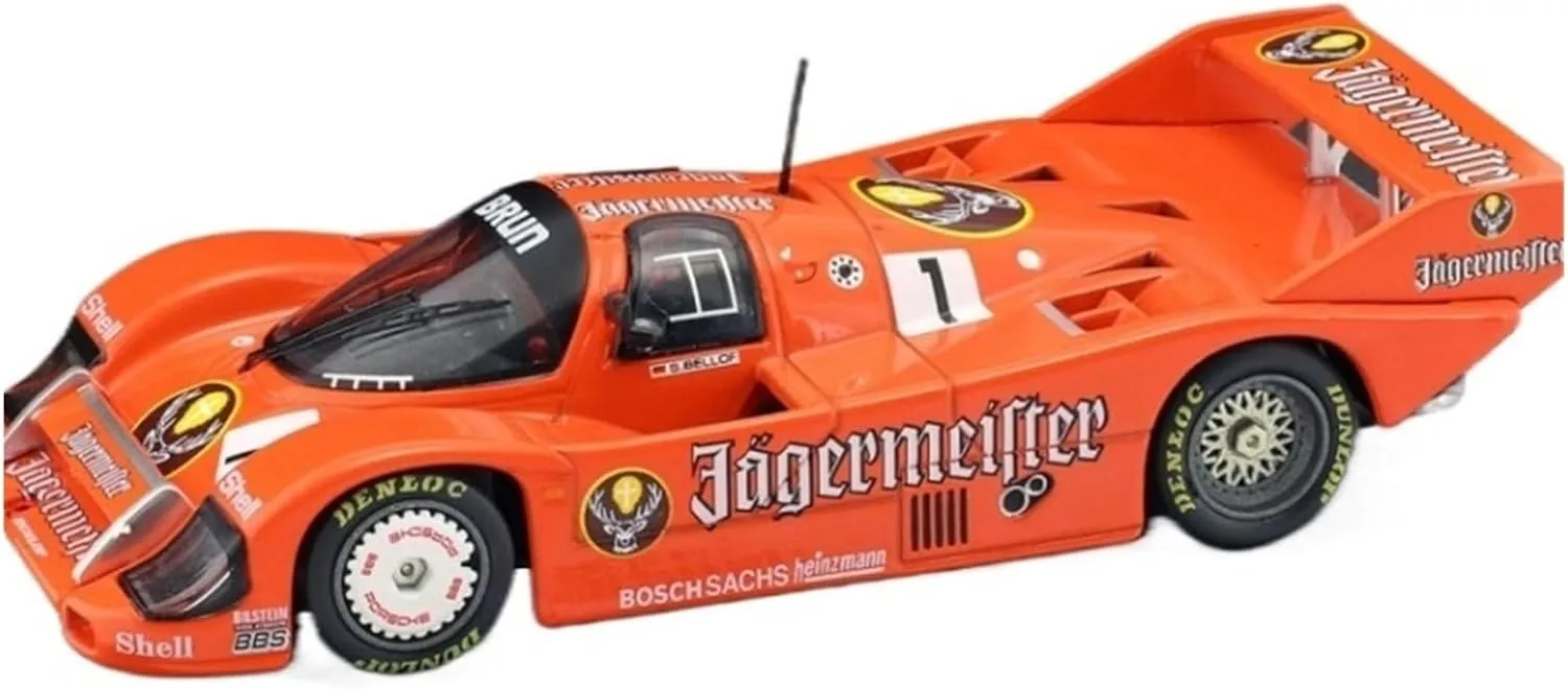 Metal Toy Vehicle Alloy Rally Car Model for Porsche 956K 1984 NZD DRM Win Nog Metal Vehicle Toys Ornaments 1/43 Scale Vehicles