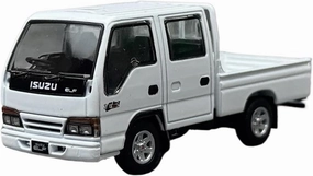 Metal Die Cast Toy Cars 1:64 for Isuzu ELF Van Car Diecasts Alloy Vehicle Party Suitable for Adult Collection Model for Home Or Office Décor(White)