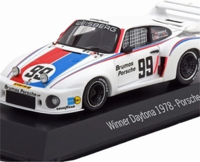 Metal Toy Vehicle 1/43 Resin Racing Car Model for Porsche Original 935 Daytona Champion Car 1978 Collectible Toy Car Scale Vehicles
