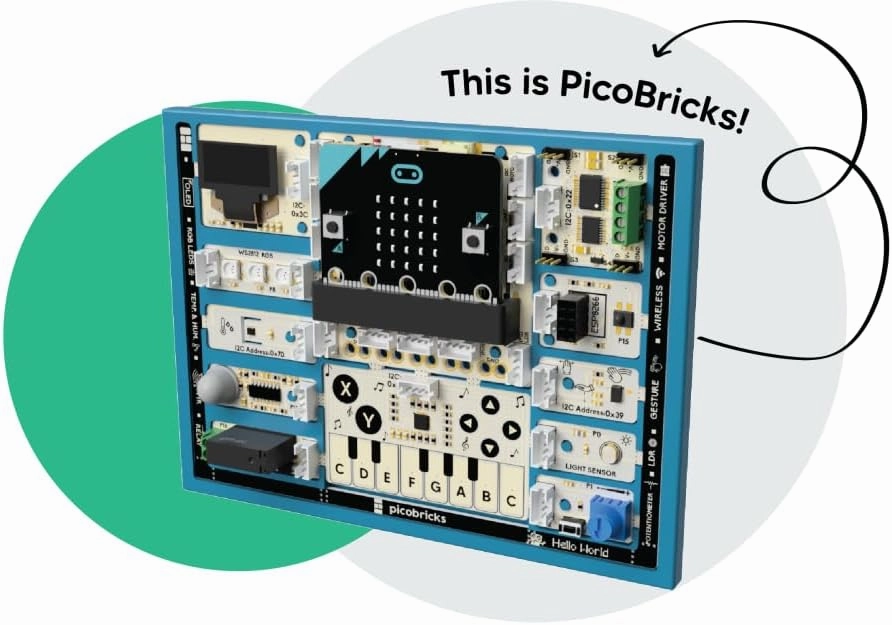 Micro:bit First Invention Kit DIY with Creative Projects with Micro Bit Microbit Kit Microbit Robot Kit Electronics Kit Engineering Kit DIY Electronic Kits Robotic Coding Kit