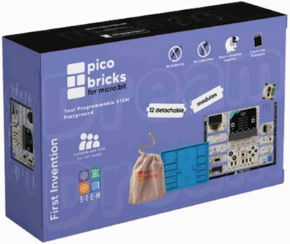 Micro:bit First Invention Kit DIY with Creative Projects with Micro Bit Microbit Kit Microbit Robot Kit Electronics Kit Engineering Kit DIY Electronic Kits Robotic Coding Kit