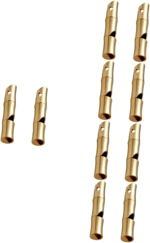 Mikikit Whistle Emergency Outdoors Whistles Survival Whistle Whistle Keychain Whistle Golden Brass