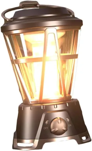 Milisten Vintage Camping Lamp Portable Tent Light for Brightness Camping Accessory for Hiking and Emergency Use