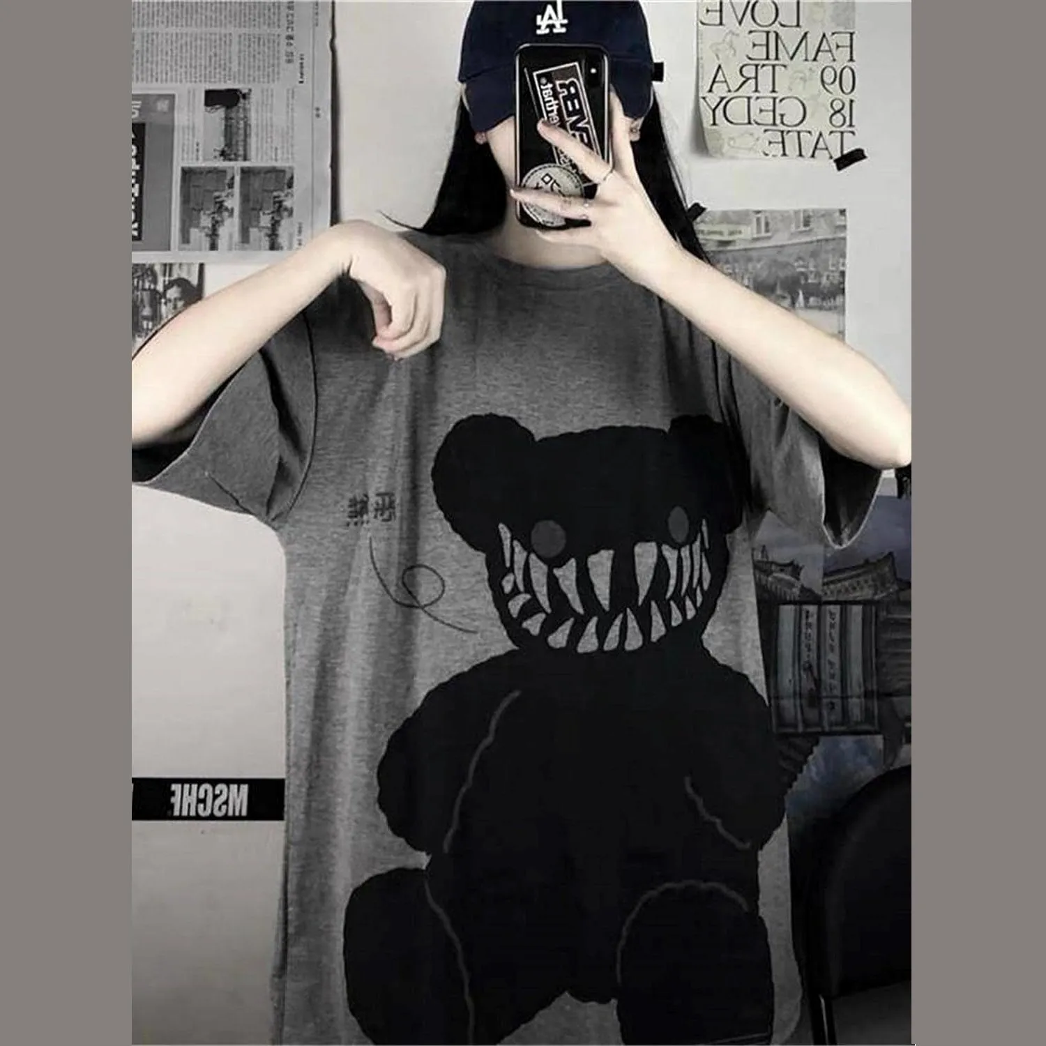 Mine Dark Smiling Teddy Tee  - Limited Stock