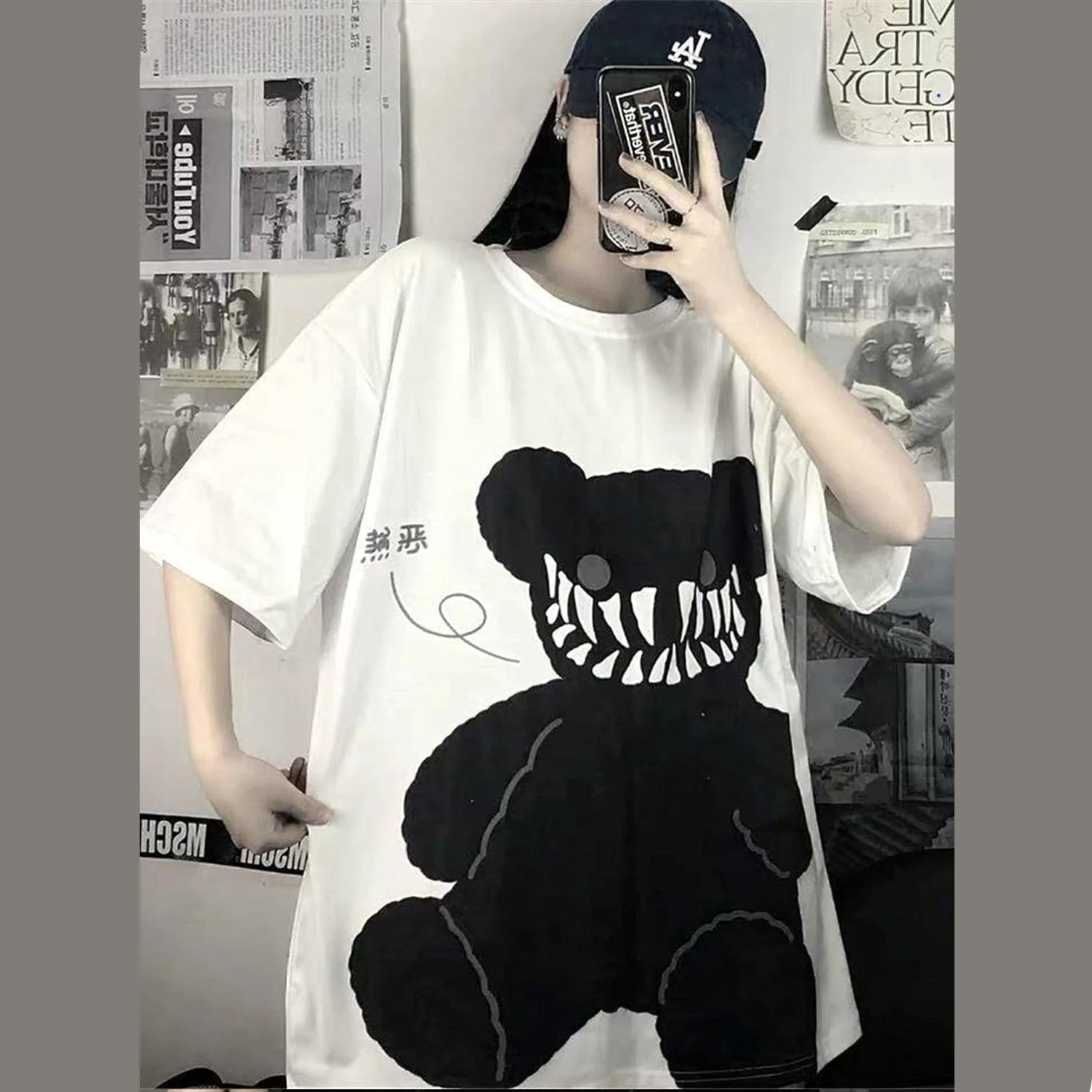 Mine Dark Smiling Teddy Tee  - Limited Stock