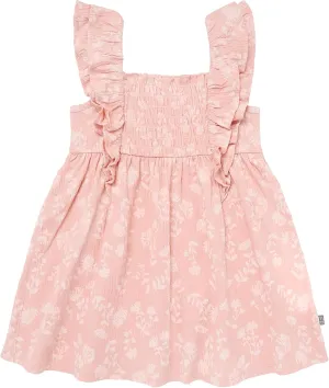 Modern Moments by Gerber Baby Girls' Smocked Ruffle Dress