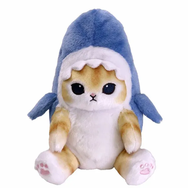 Mofusand Potetama stuffed toy (Ebinyan Gray / Ebinyan Beige / Samenyan Gray / Samenyan Beige) 貓 公仔