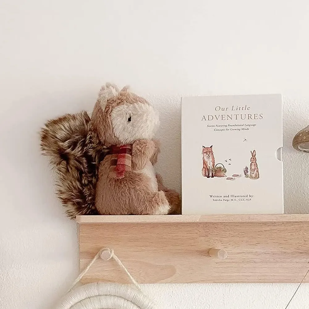 MON AMI Chippy Squirrel Stuffed Animal Toy - 7", Soft & Cuddly, Use as Toy/Nursery Room Décor, Wild Animals, Great Gift for Kids of All Ages