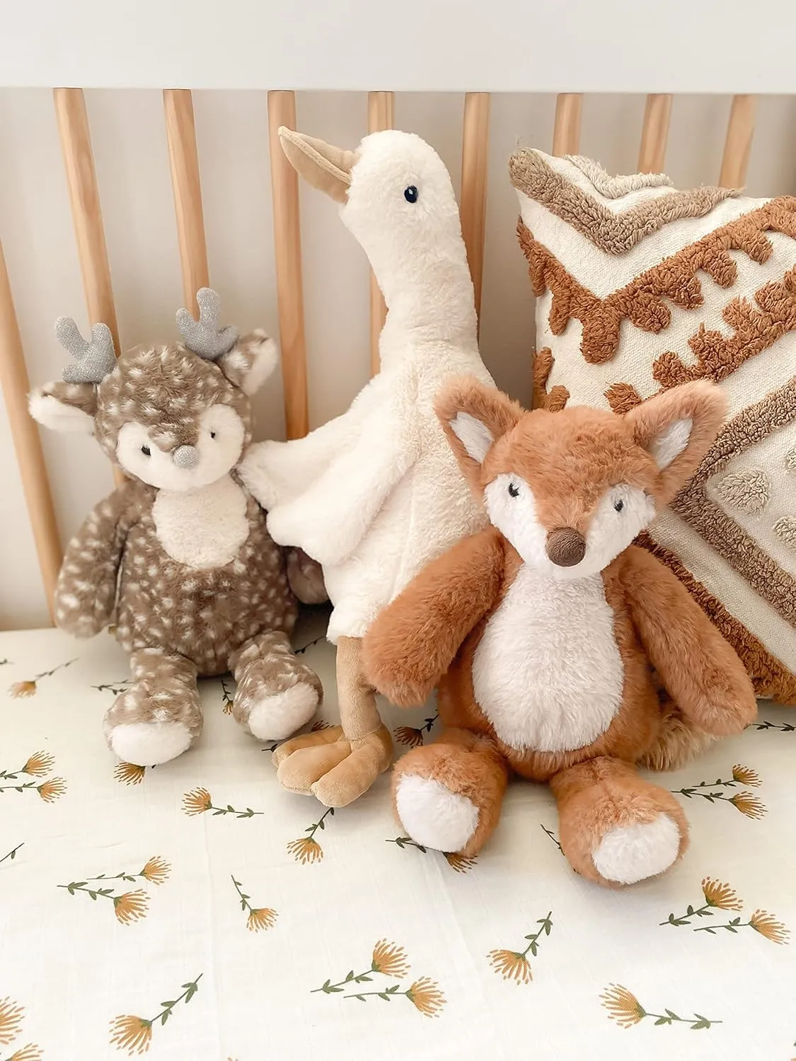 Mon Ami Finn The Fox Stuffed Animal - 12", Woodland Plush Stuffed Toy, Use as Toy or Room Décor, Great Gift for Kids of All Ages inches