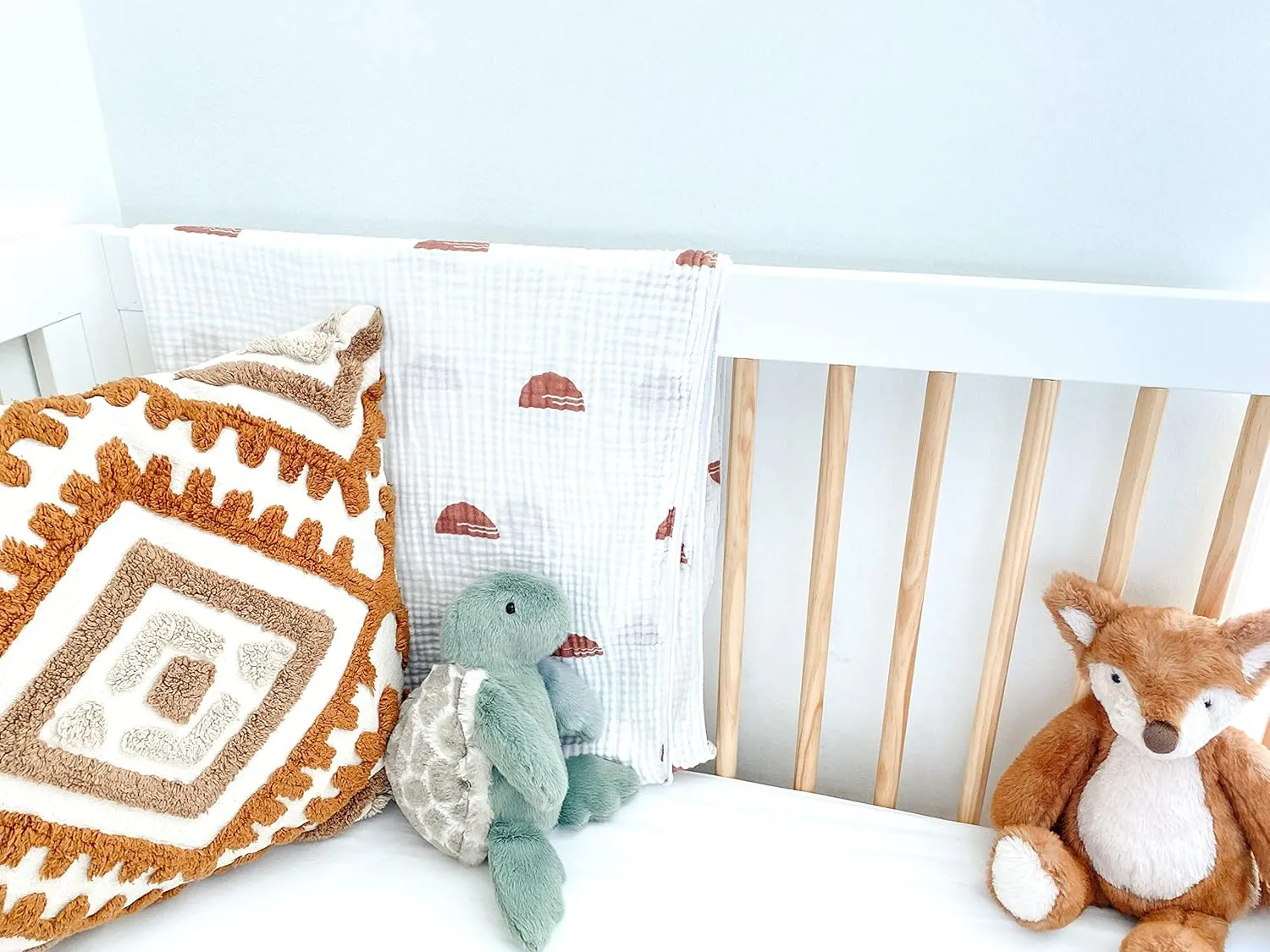 Mon Ami Finn The Fox Stuffed Animal - 12", Woodland Plush Stuffed Toy, Use as Toy or Room Décor, Great Gift for Kids of All Ages inches
