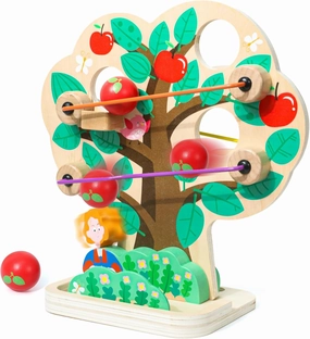 Montessori Ball Drop Toys for 1 Year Old, Gravity STEM Learning Toy Inspired by Newton, Wooden Educational Toys for Toddlers 1-3, Autism Learning Materials for Preschool Boys Girls Deep Thinking