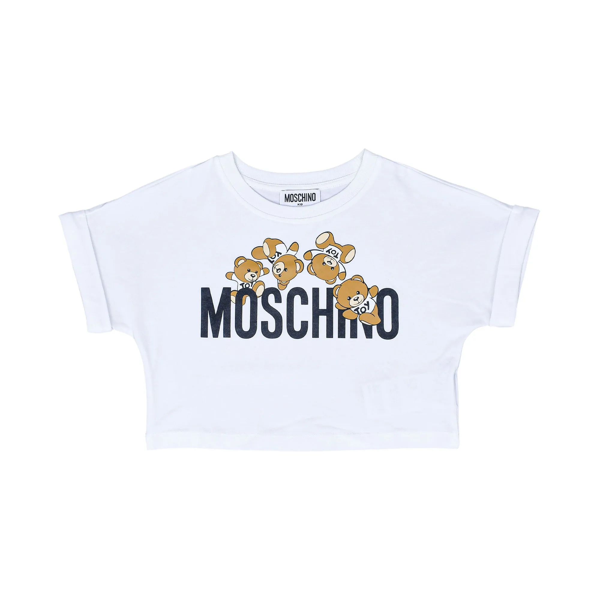 Moschino Kids Girl's White Teddy Bear T-Shirt