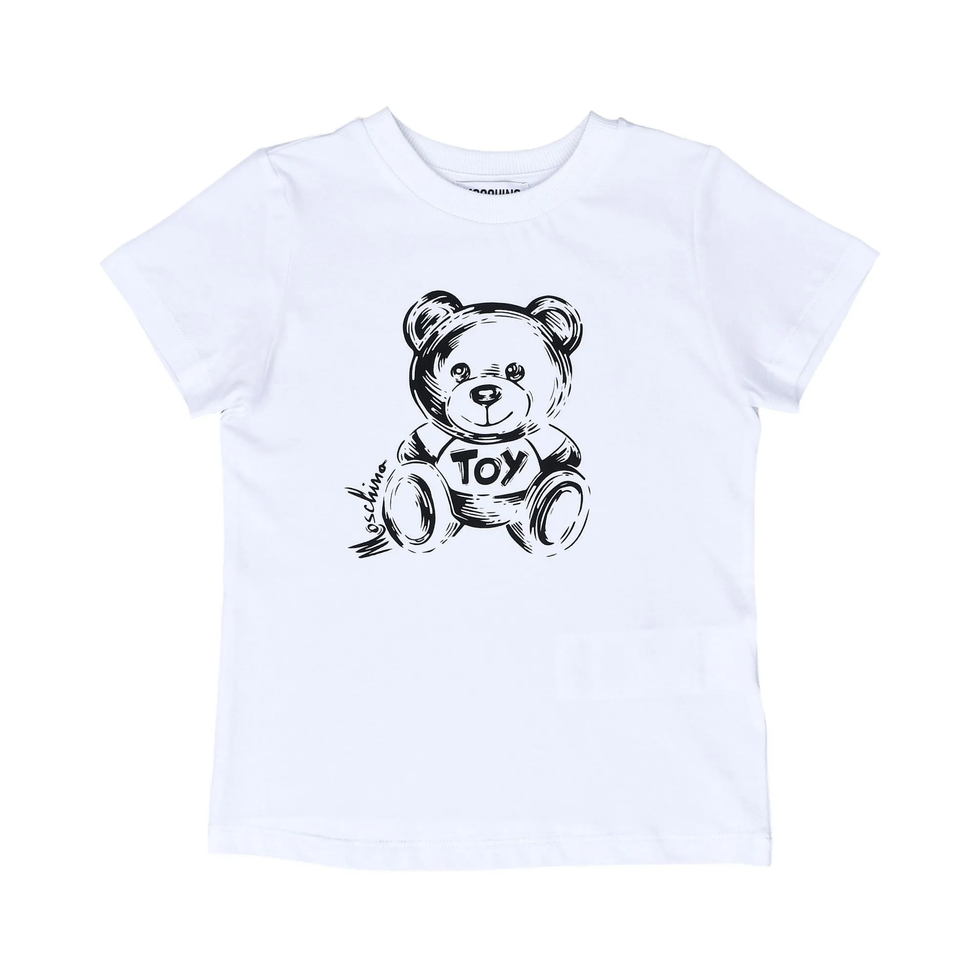 Moschino Kids Teddy Bear Logo T-Shirt