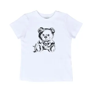 Moschino Kids Teddy Bear Logo T-Shirt