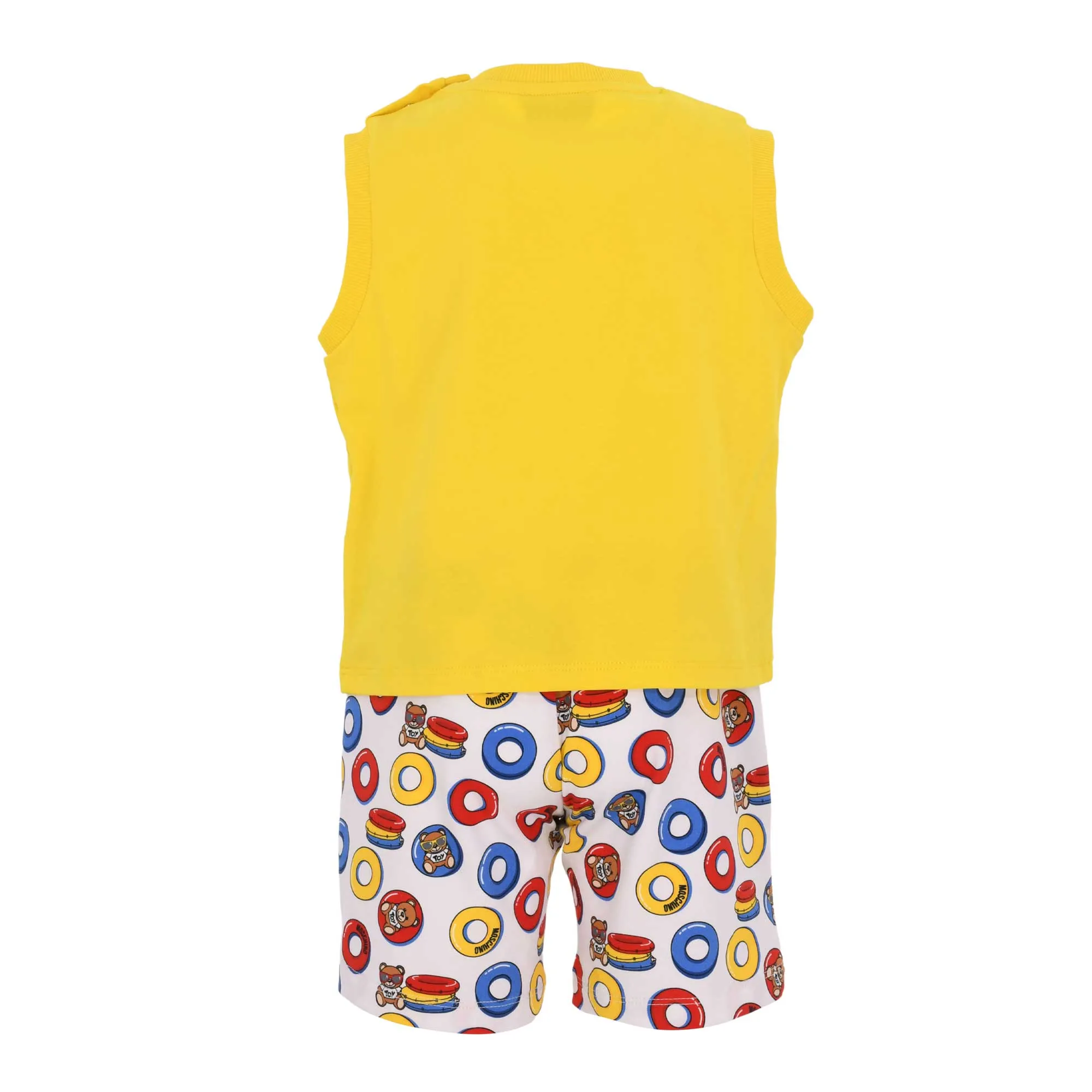 Moschino Kids Unisex Teddy Print T-Shirt and Shorts Set