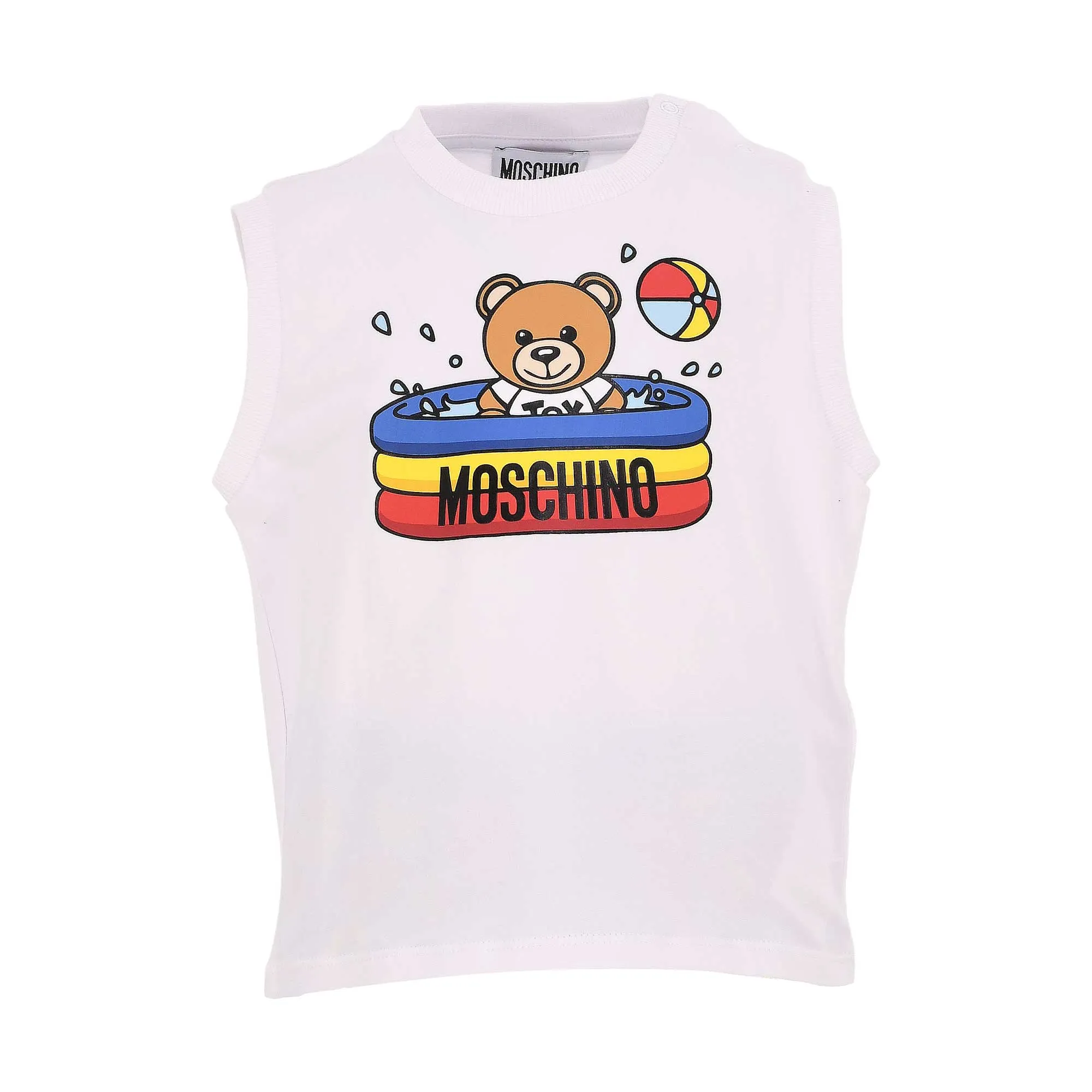 Moschino Kids Unisex Teddy Print T-Shirt and Shorts Set
