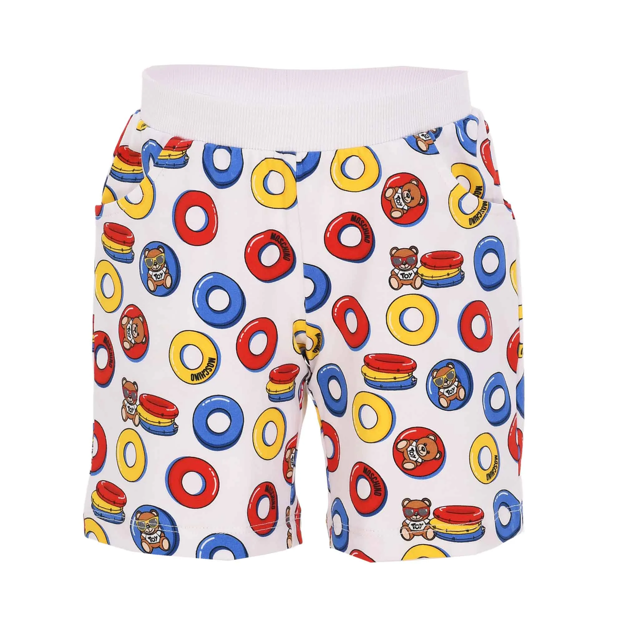 Moschino Kids Unisex Teddy Print T-Shirt and Shorts Set