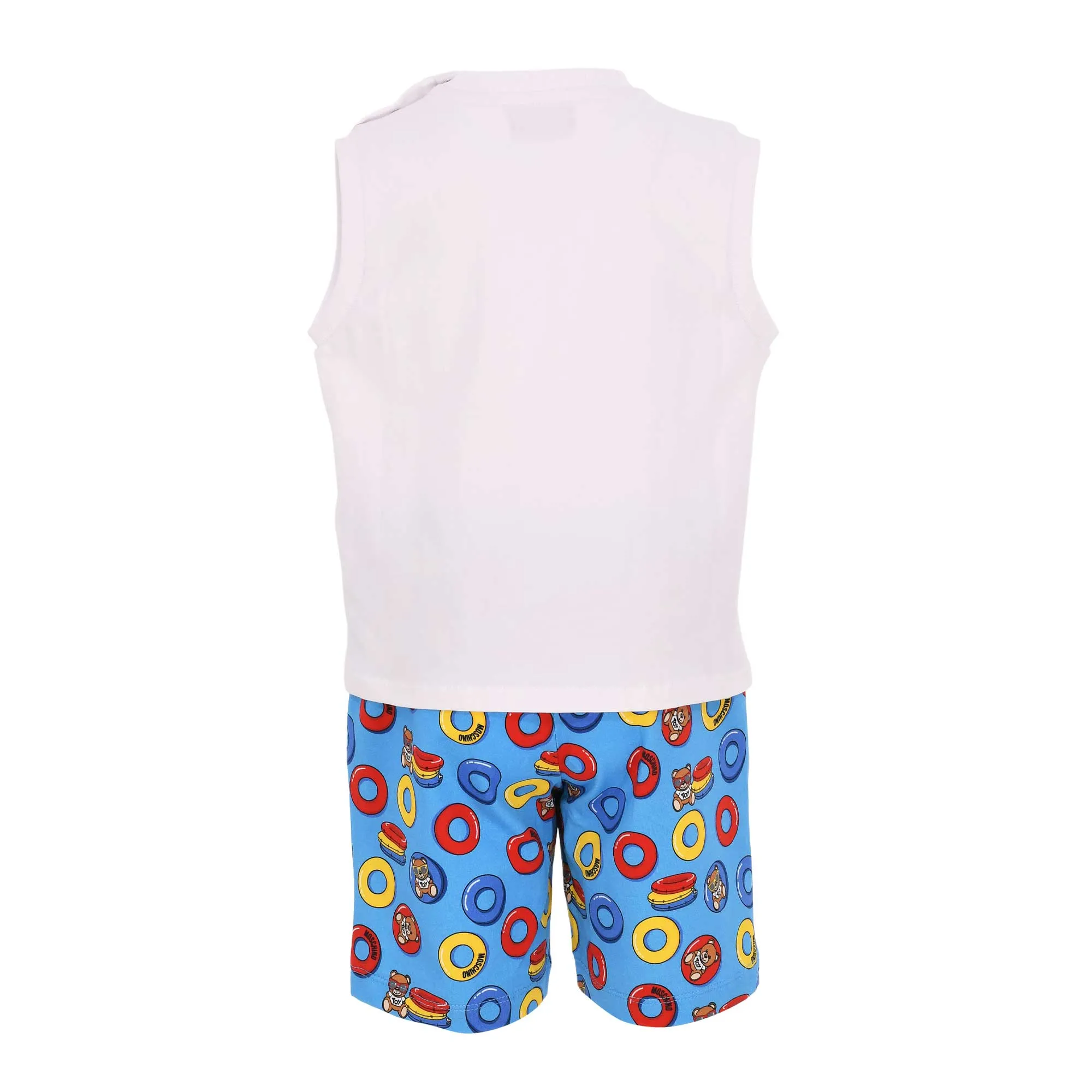 Moschino Kids Unisex Teddy Print T-Shirt and Shorts Set