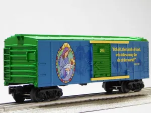 MTH RAILKING Christmas Traditional BOXCAR #2024 O Gauge 30-71193