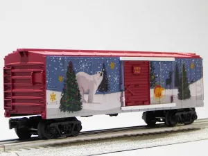 MTH RAILKING North Pole Polar Bear BOXCAR O Gauge 30-71194