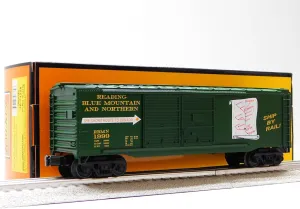 MTH RAILKING Reading Blue Mountain & Northern 40' Double Door Box CAR 30-71228