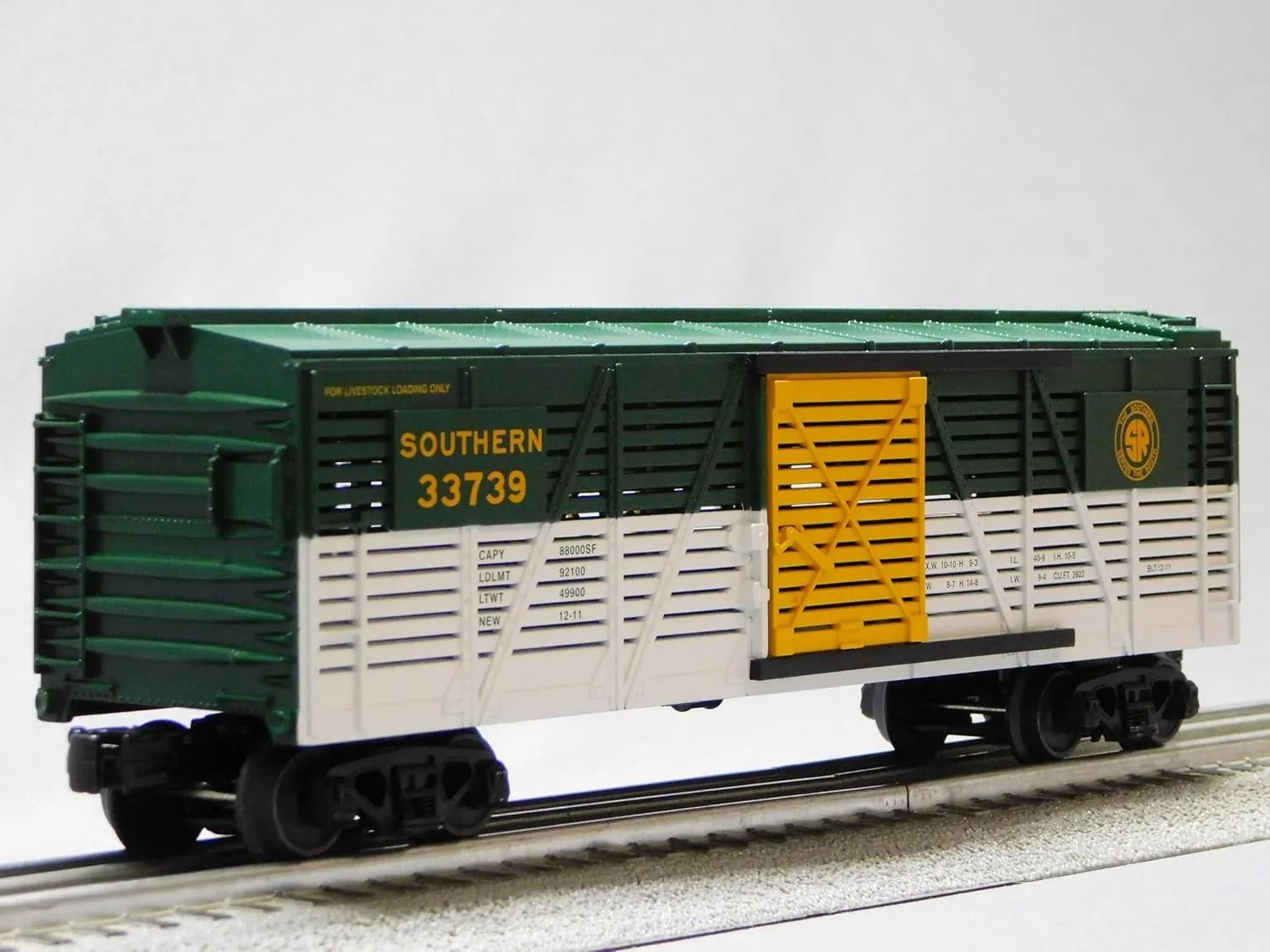 MTH RAILKING Southern Stock CAR 33739 O Gauge 30-71170