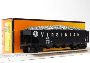 MTH RAILKING Virginian 4-Bay Hopper CAR W/Coal Load O Gauge 30-75754