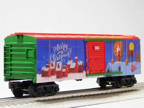 MTH RAILKING Christmas Santa Claus BOXCAR #2024 O Gauge 30-71192