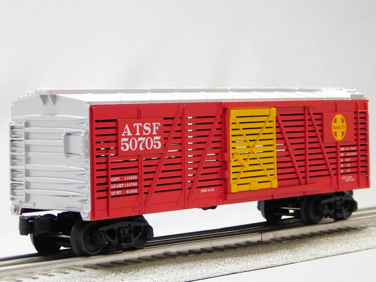 MTH RAILKING Santa FE ATSF Stock CAR 50705 O Gauge 30-71169