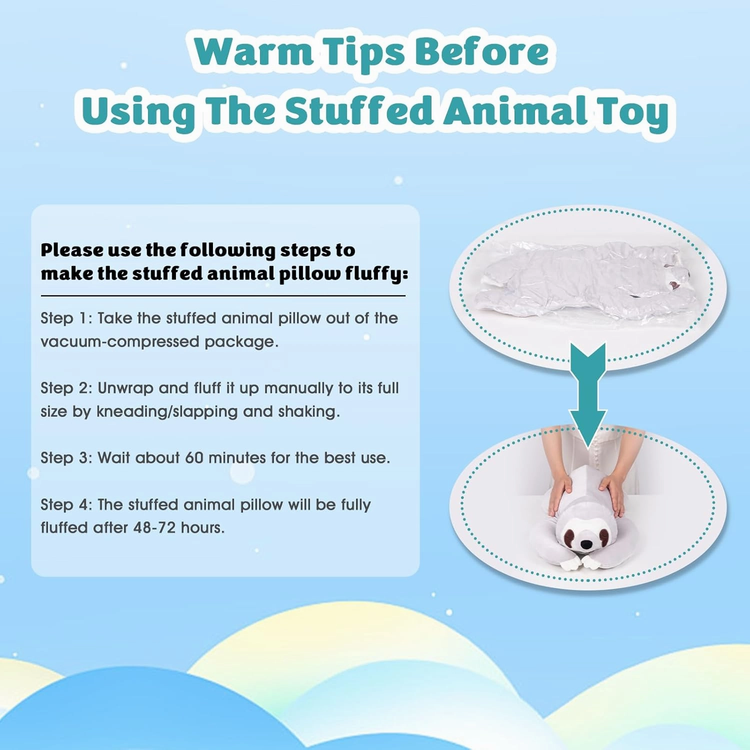 My OLi 18'' Unicorn Cooling Stuffed Animal Pillow - Coolable Soft Chill Plush Hugging Toy - Gift for Kids and Adults