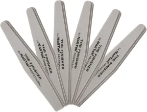 Nail Tek The Finisher File, Professional Double-Sided 240/400 Grit Nail File to Shape and Smooth Acrylic, Gel, and Natural Nails, Nail Polish Remover, Must-Have Manicure and Pedicure Kit Tool, 6 Pack