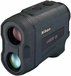 Nikon Laser 30 Rangefinder | Long-Distance Weatherproof rangefinder with a 1,600-yard Range, Incline/Decline Detection and a Bright, Clear OLED Internal Display