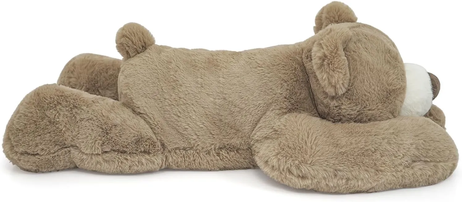 Niuniu Daddy 20" | 3.3 Pound Weighted Bear Stuffed Animals for Adults Kids, Giant Large Teddy Bear Plush Toy, Cute Brown Bear Body Pillow with Soft Fur & Body for Gift Christmas Birthday Holidays