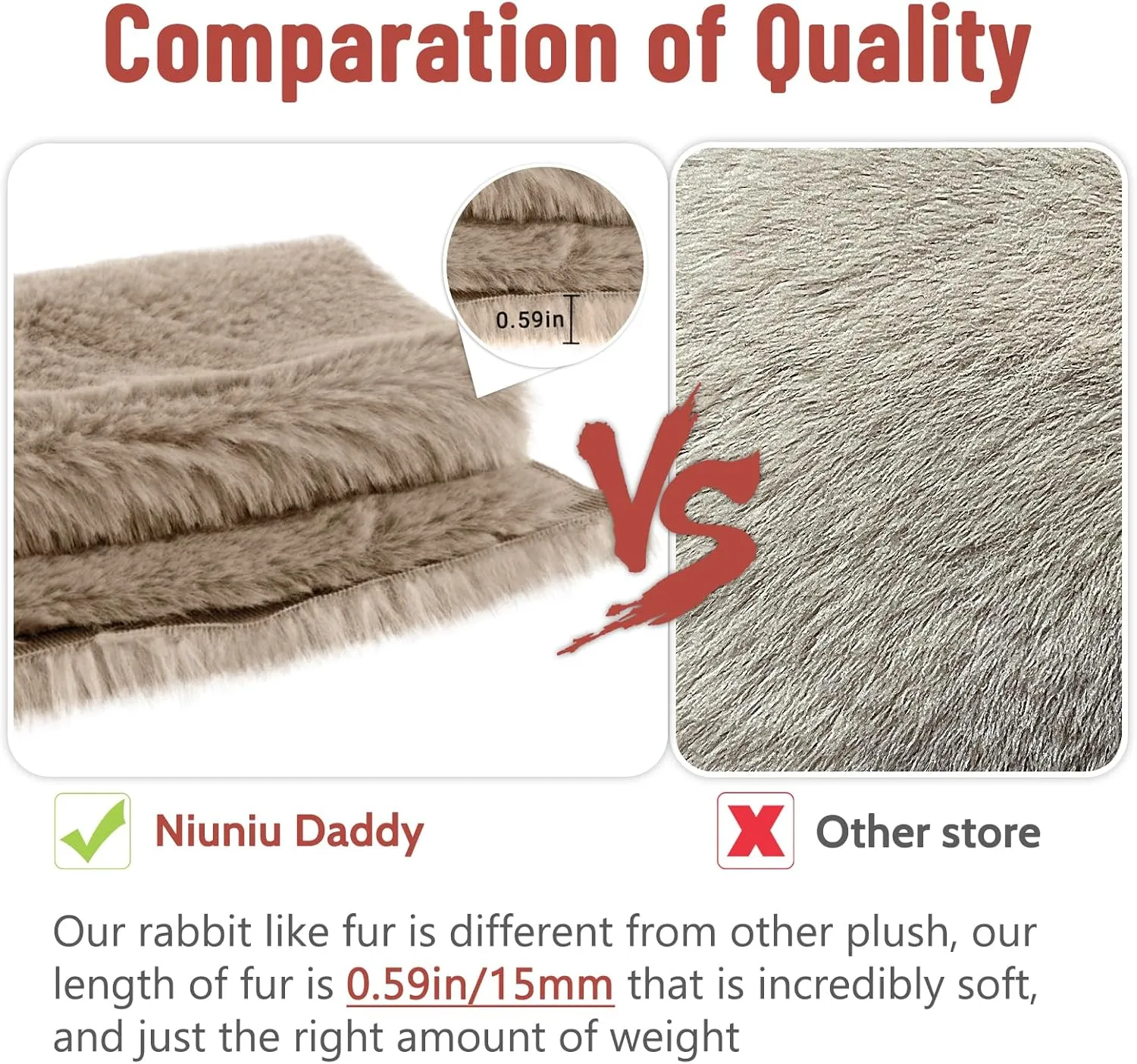 Niuniu Daddy 20" | 3.3 Pound Weighted Bear Stuffed Animals for Adults Kids, Giant Large Teddy Bear Plush Toy, Cute Brown Bear Body Pillow with Soft Fur & Body for Gift Christmas Birthday Holidays