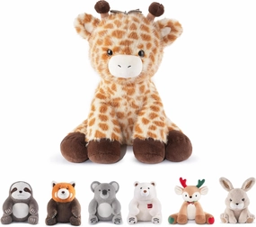 Niuniu Daddy 14" | 3.5 Pound Giraffe Weighted Plush Stuffed Animal, Heavy Giraffe Pillowfort Toys for Kids Adults, Weighted Beads for Stuffed Animals Body Pillow for Gift Birthday Christmas Holiday